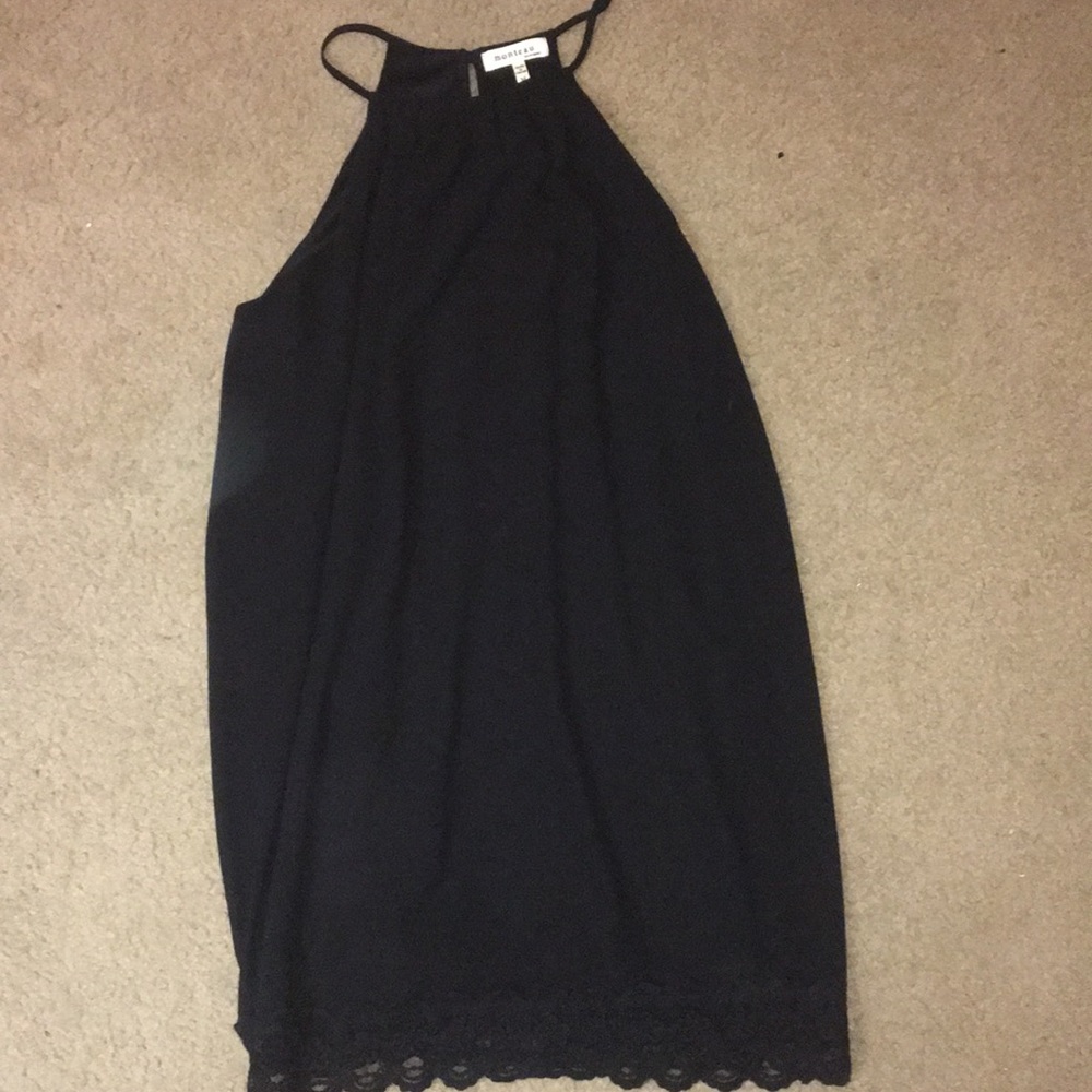 Black shift dress